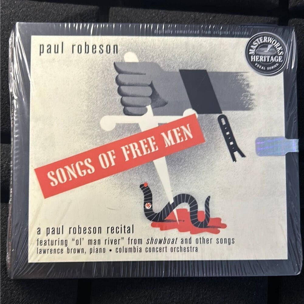 Paul Robeson recital Songs of Free Men CD masterworks 0035